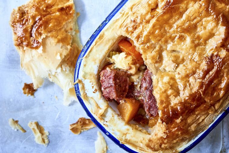 New Zealand-inspired steak & cheese pie recipe