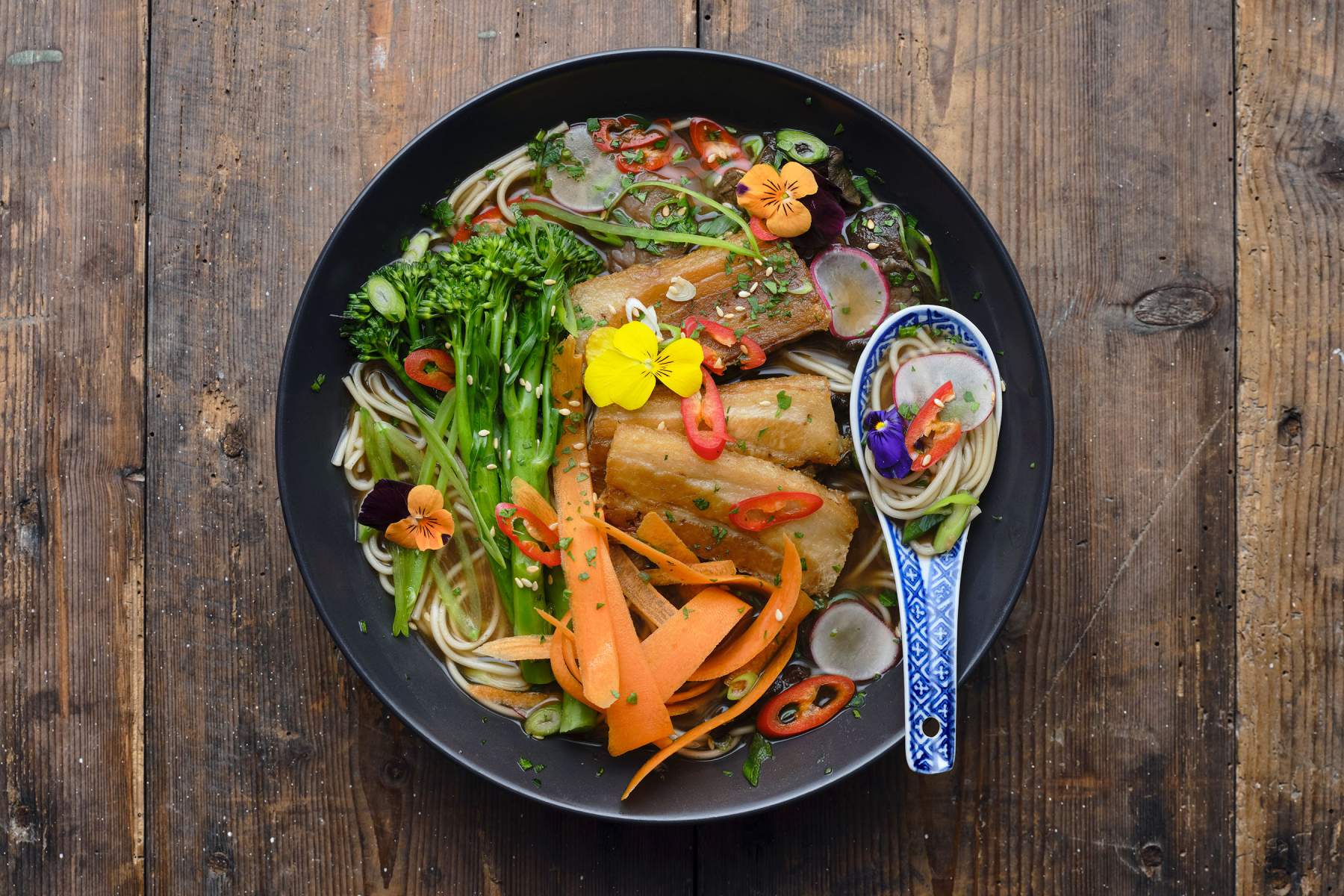 A dish served at the Cridford Inn. Part of its Asian Lunch Menu