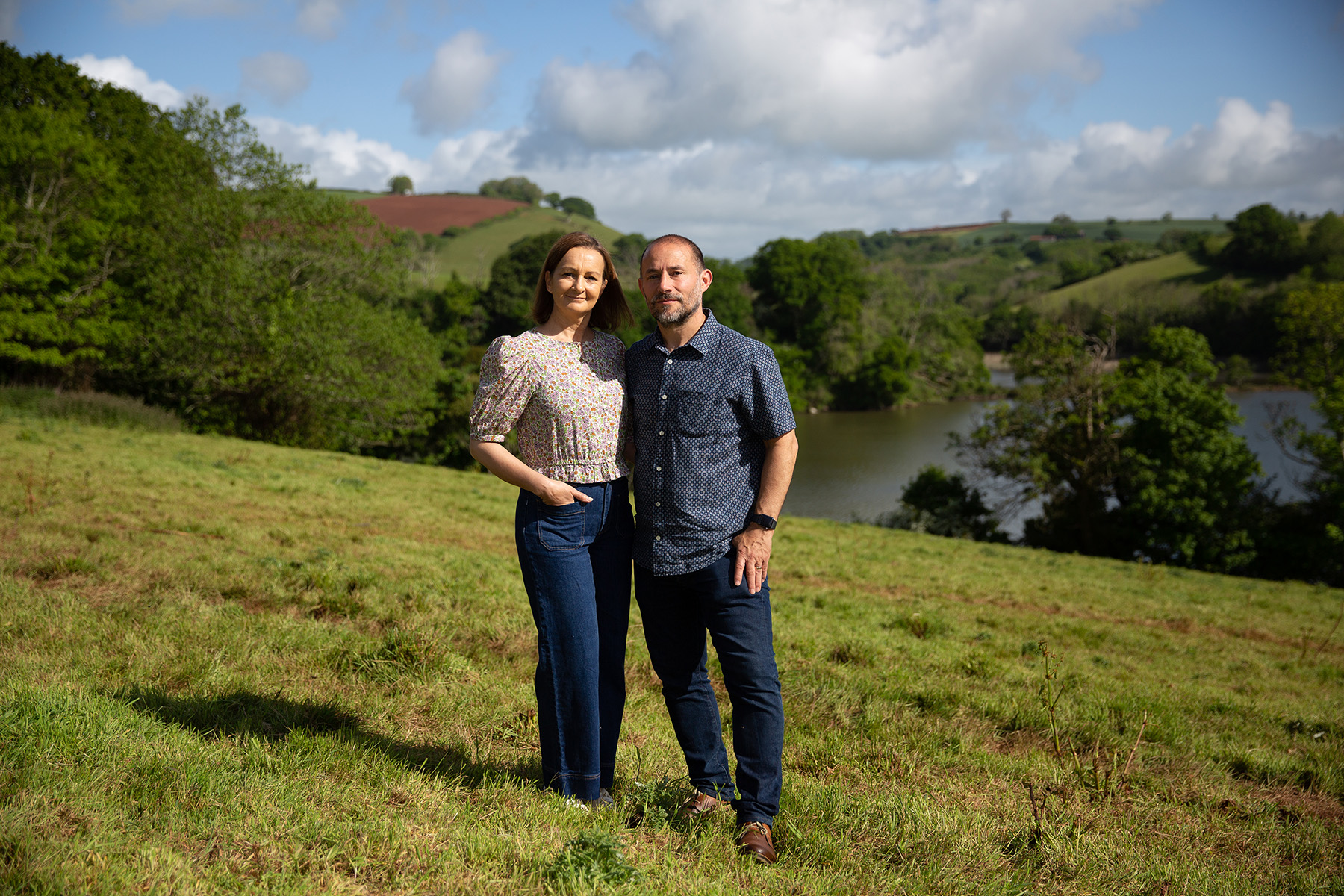 Nicky and Greg Parsons. Sharpham Dairy