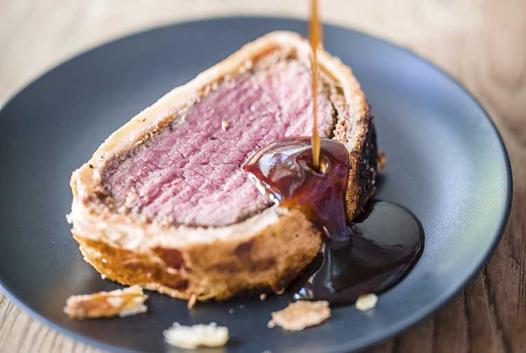 Beef wellington marinated in coffee recipe