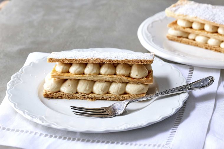 Christmas-flavoured millefeuille recipe