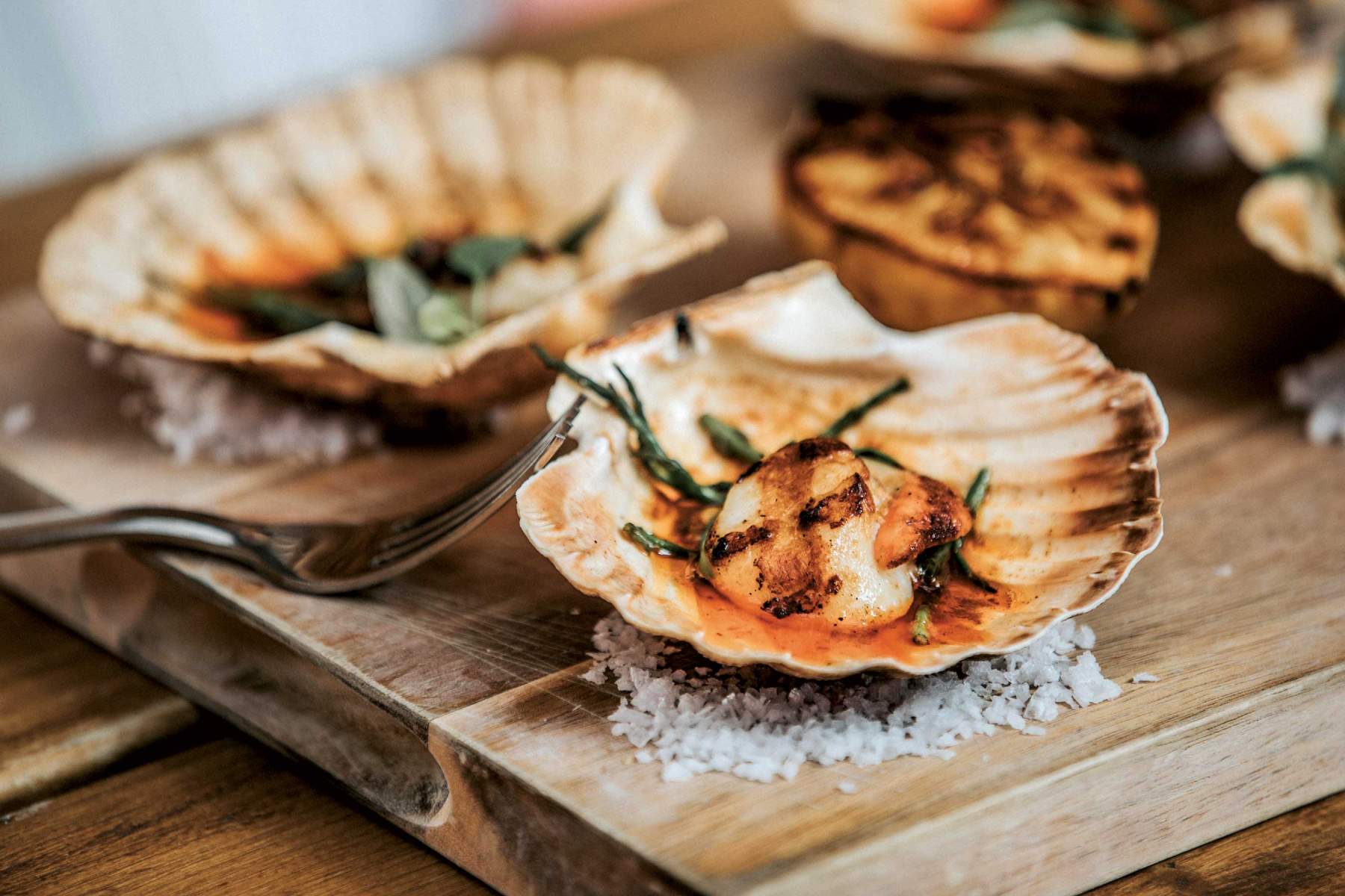 Scallops at The Oyster Shack