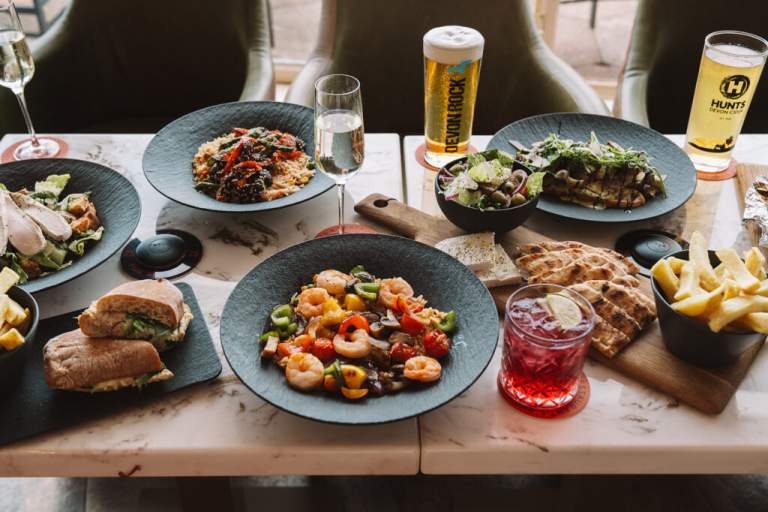 A selection of dishes served at Pier Point in Torquay