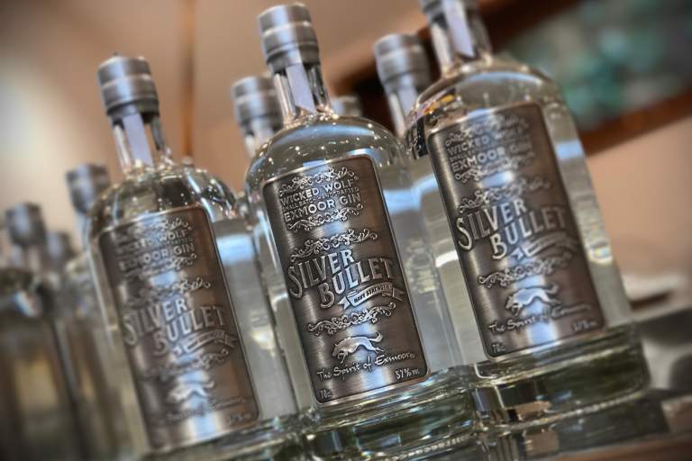 Silver Bullet Gin. Wicked Wolf gin