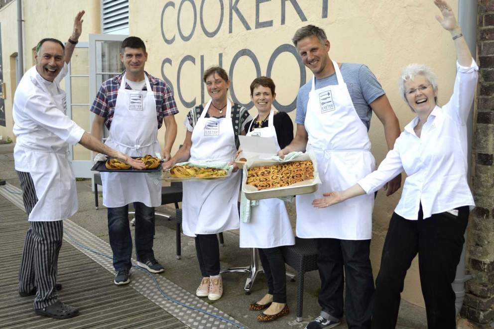Team of cookery school at Exeter